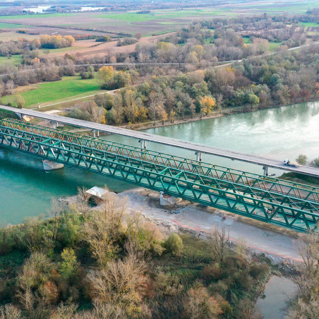 Novi željeznički most Drava u Botovu