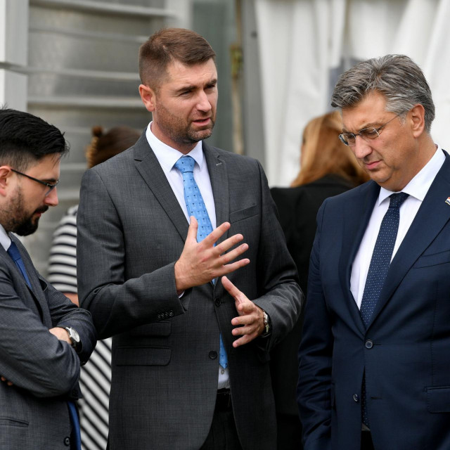 Marko Milić, Davor Filipović, Andrej Plenković