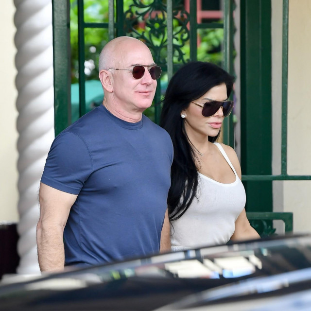 Jeff Bezos i Lauren Sanchez 