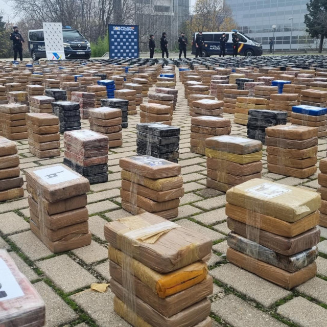 Droga koja je zaplijenjena u Vigu i Valenciji