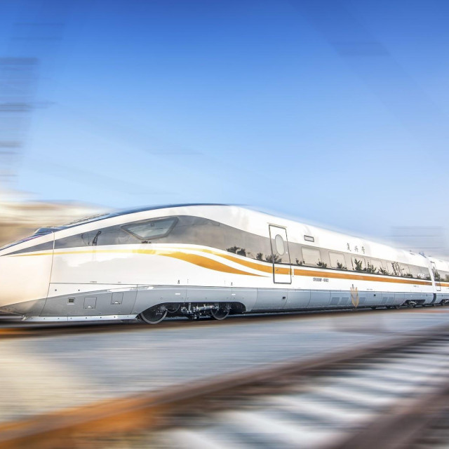 Kineski vlak Fuxing, ilustracija