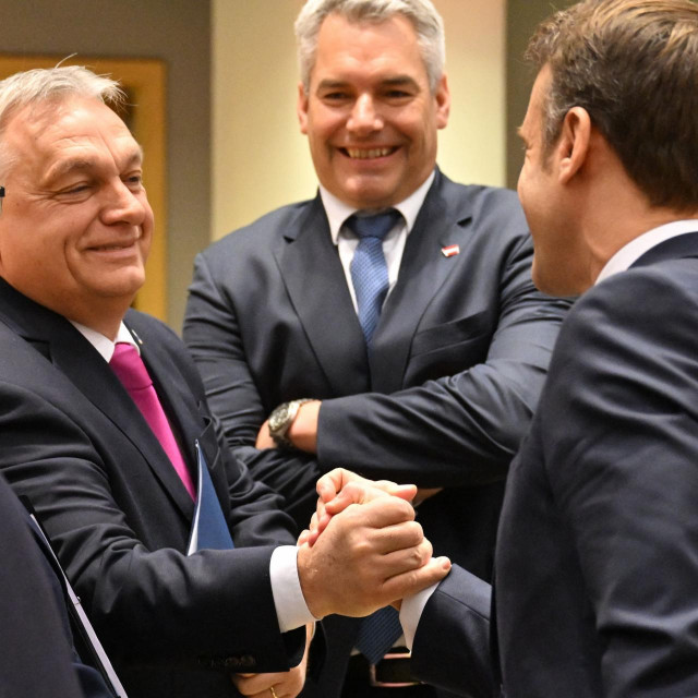 Viktor Orban i Emmanuel Macron