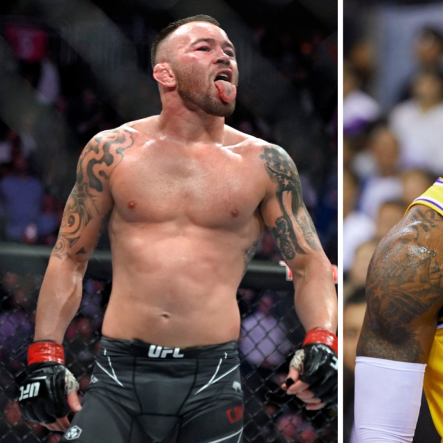 Colby Covington (lijevo) i LeBron James (desno)