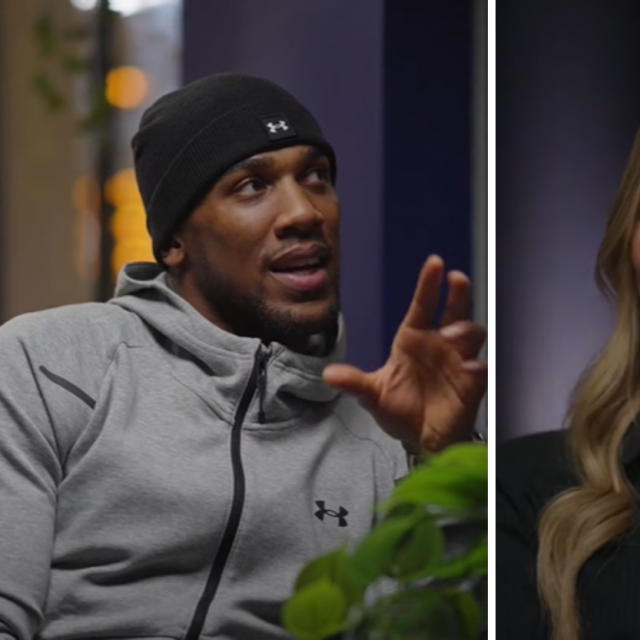 Anthony Joshua (lijevo) i Laura Woods (desno)