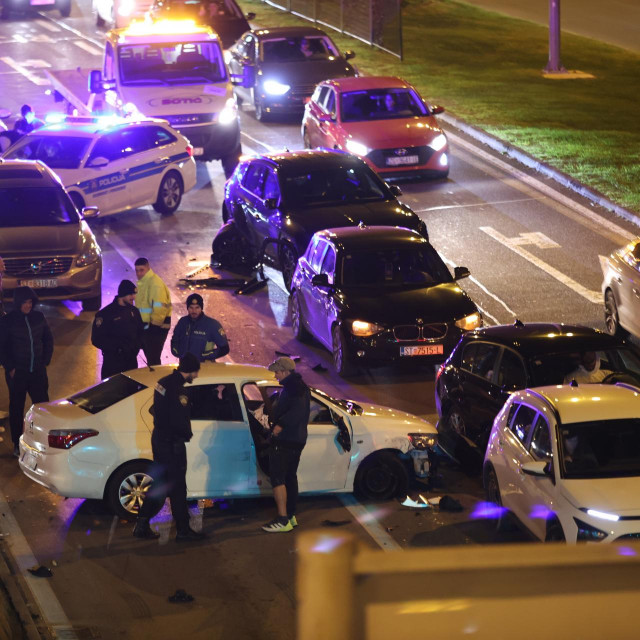 Lančani sudar u Splitu