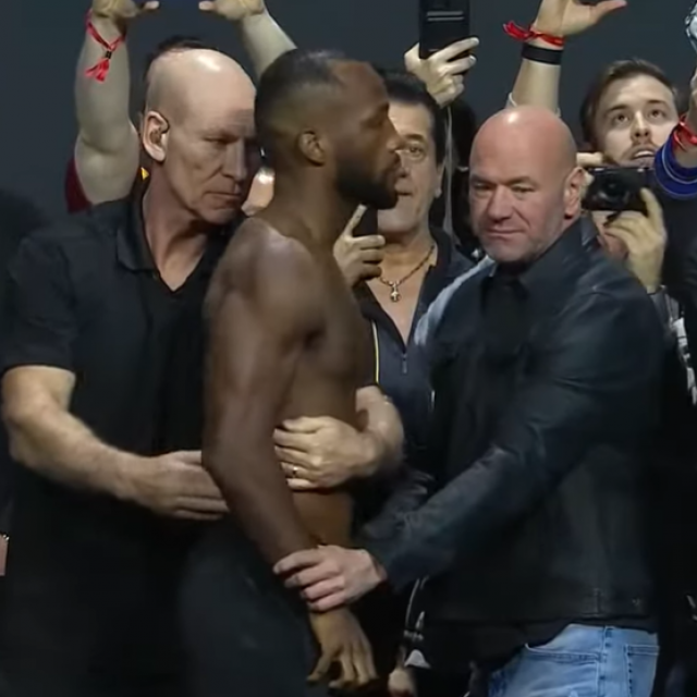 Leon Edwards (lijevo) i Colby Covington (desno)