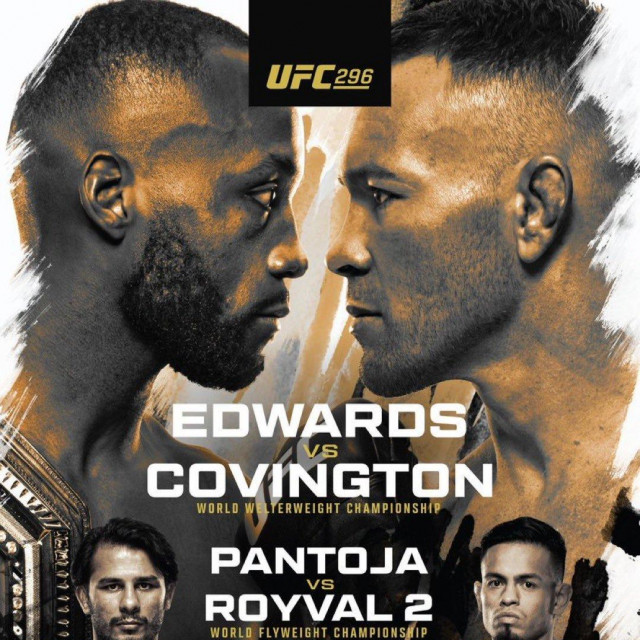 UFC 296 - poster