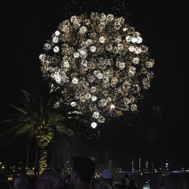 Vatromet nad Splitom