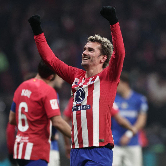 Antoine Griezmann slavi pogodak i rekord za Atlético