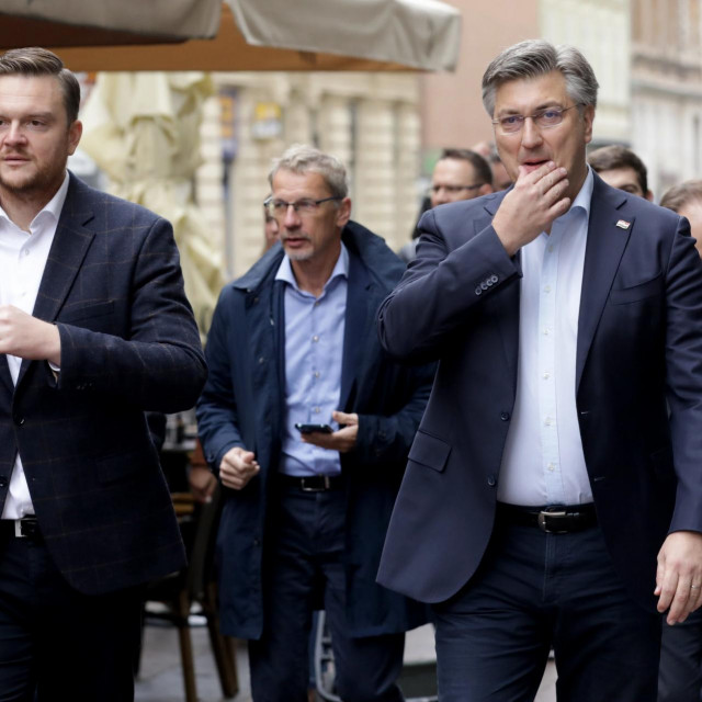 Marko Primorac, Boris Vujčić, Andrej Plenković