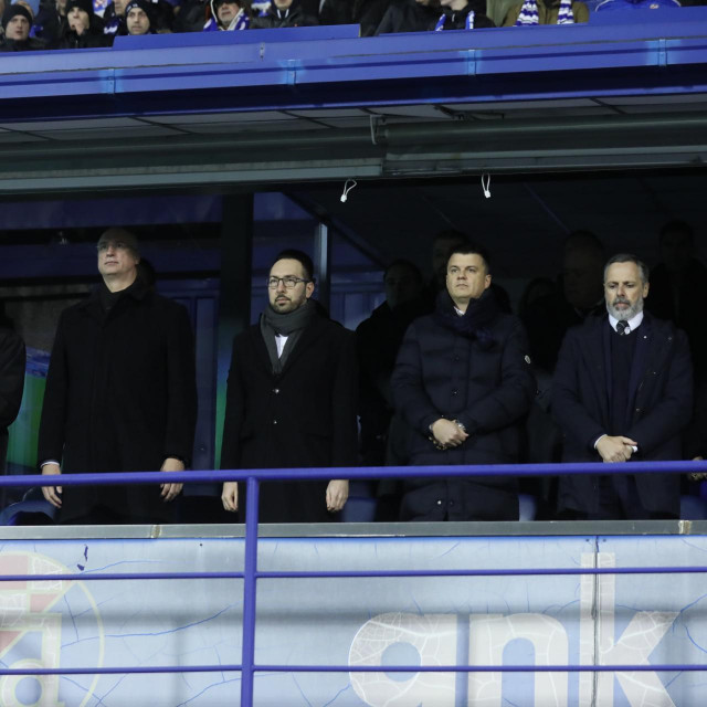 Vjekoslav Šafranić, Ivica Puljak, Tomislav Tomašević, Minadugas Nikoličius, Lukša Jakobušić i Mirko Barišić na nedjeljnom derbiju