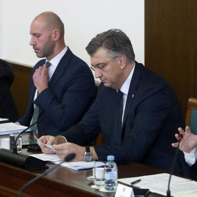 Damir Habijan i Andrej Plenković