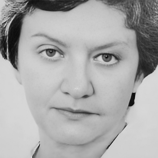 Jedina dostupna fotografia omiljene profesorice ova je s naslovnice knjige ”Sugovor s literarnim đavlom” iz 2006. godine koju je objavila Naklada Ljevak