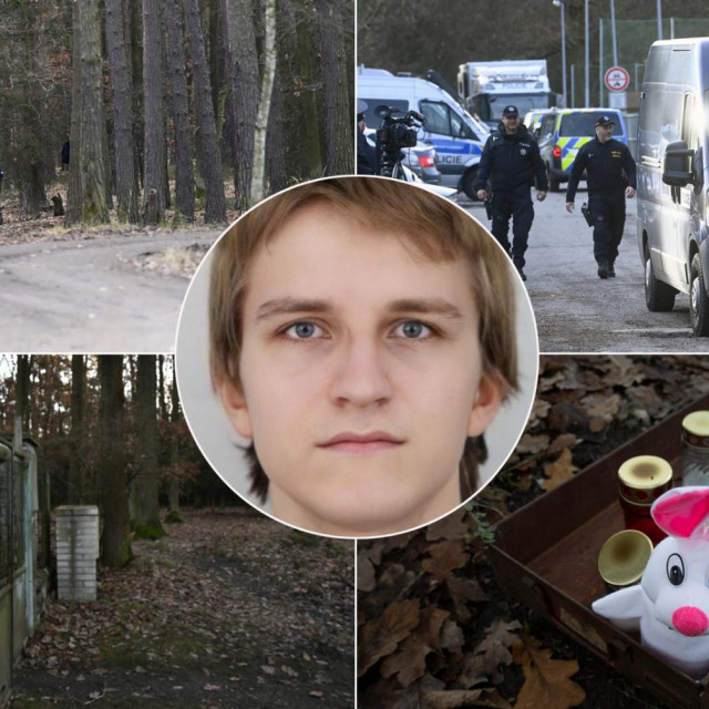 Policijska istraga u šumi Klánovický nakon što su pronađena tijela mladog oca i njegove kćeri
