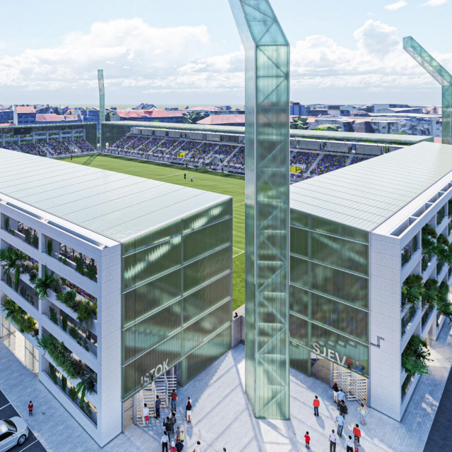 Budući izgled stadiona u Kranjčevićevoj