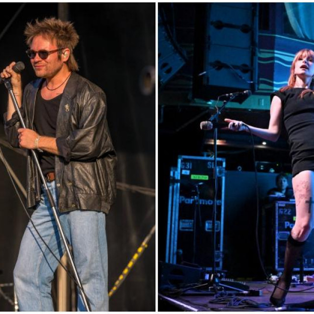 Enter Shikari (lijevo), Paramore (desno)