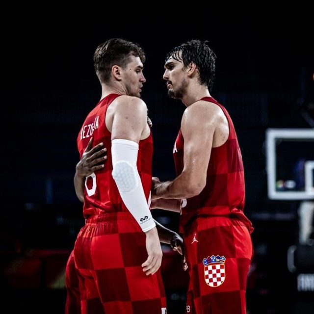 Mario Hezonja i Dario Šarić