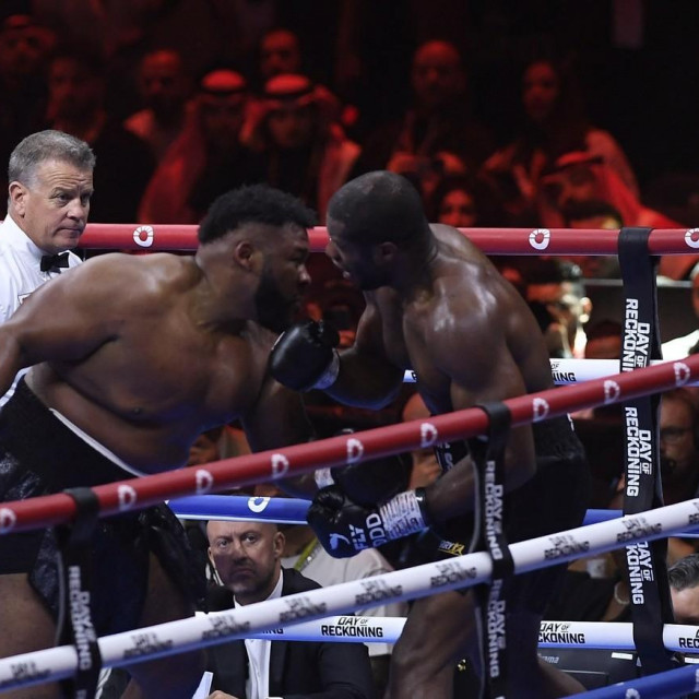 Jarrell Miller (lijevo) i Daniel Dubois (desno)