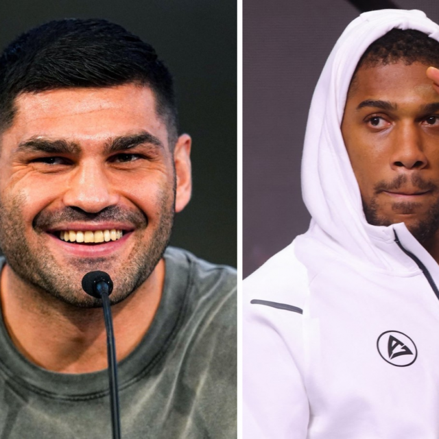 Filip Hrgović (lijevo) | Anthony Joshua (desno)