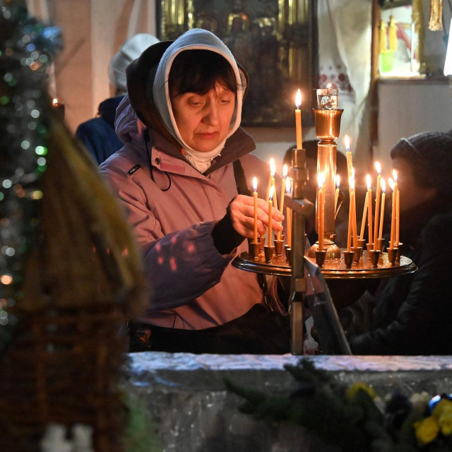 Božićna misa u Harkivu