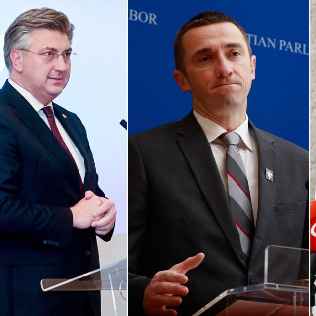 Andrej Plenković, Ivan Penava, Sandra Benčić