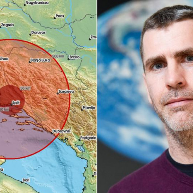Potres u Dalmaciji, Josip Stipčević