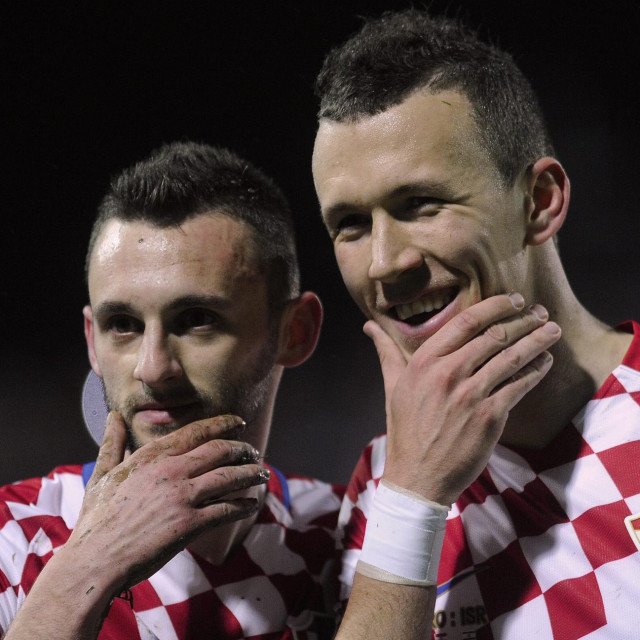 Marcelo Brozović s Ivanom Perišićem 2016.