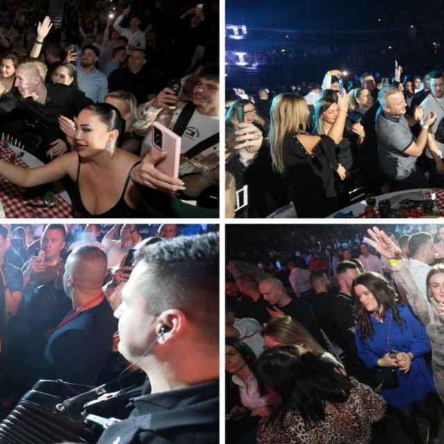 Narodnjački spektakl u Areni