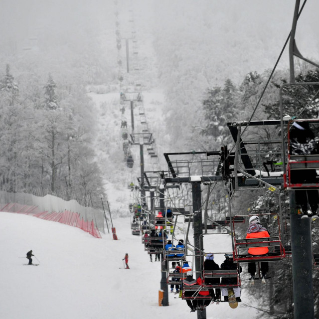 Skijanje, ilustracija