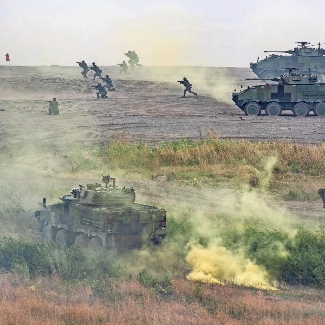 Vojna vježba tajvanske vojske održana ove godine. I Pentagon i brojne analitičke kuće rade na procjenama rizika hipotetičnih scenarija, poput toga da Kina spontano pokrene invaziju kao Putin u veljači 2022.