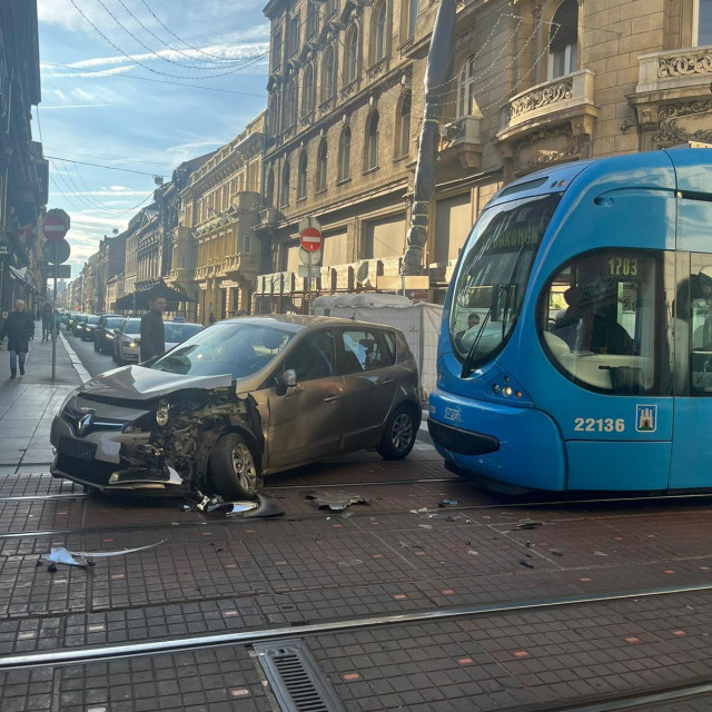 Sudar na križanju Gundulićeve i Ilice