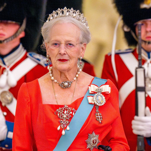 Point de Vue Out
Mandatory Credit: Photo by Shutterstock (14150751np)
Queen Margrethe II of Denmark during a gala dinner on the occasion of the 18th birthday celebrations of the Danish Prince at Christiansborg Palace in Copenhagen, Denmark.
Prince Christian of Denmark celebrates 18th birthday, Copenhagen, Denmark - 15 Okt 2023