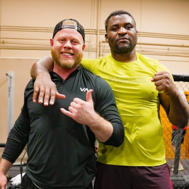 Eric Nicksick (lijevo) i Francis Ngannou (desno)