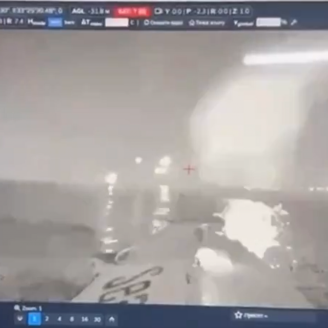 Navodni napad termobaričkim oružjem koje je montirano na besposadno plovilo Sea Baby