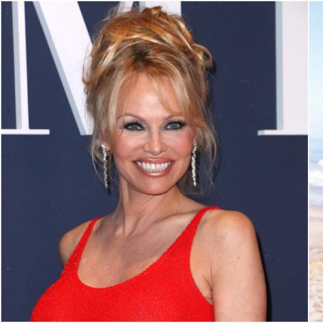 Pamela Anderson 2023. i 1992. godine