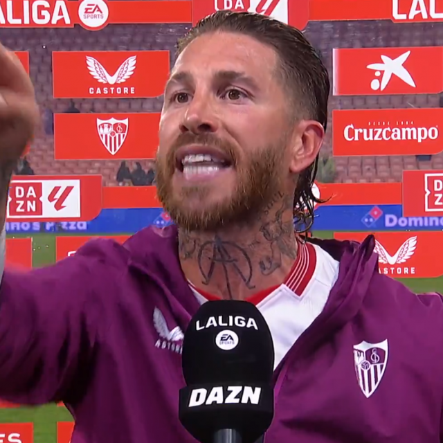 Sergio Ramos tijekom intervjua