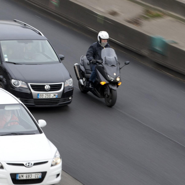 Motociklist u prometu