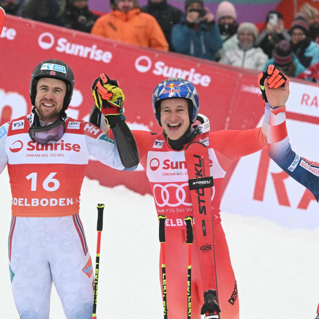 Aleksander Kilde Aamodt, Marco Odermatt i Filip Zubčić