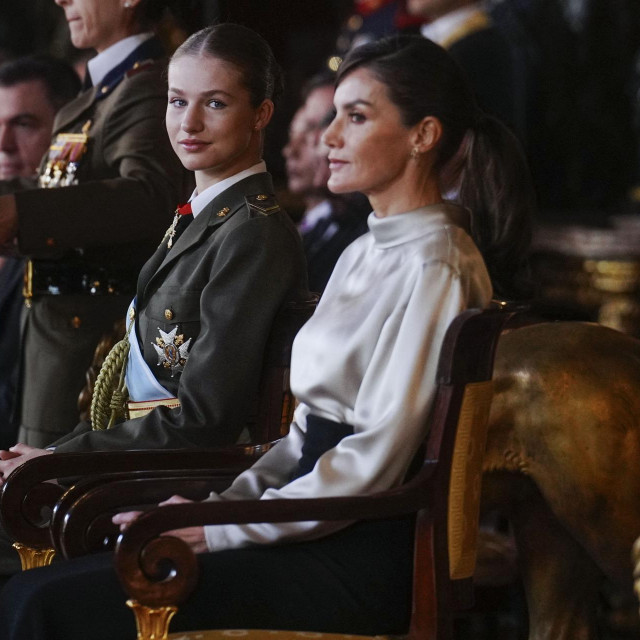 Princeza Leonor prvi put je kao članica protokola nazočila vojnoj paradi