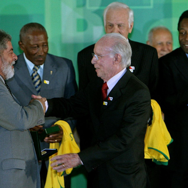  Luiz Inacio Lula da Silva, Mario ”Lobo” Zagallo i Pele