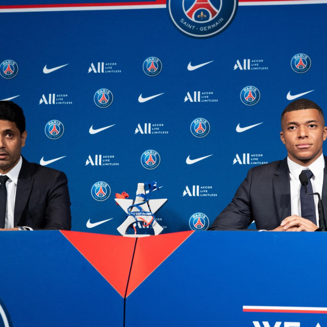 Nasser al-Khelaifi i Kylian Mbappé