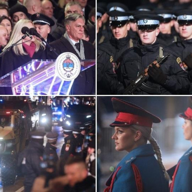 Svečani mimohod u Banjoj Luci