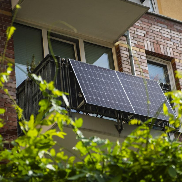 Balkonski solar u Düsseldorfu