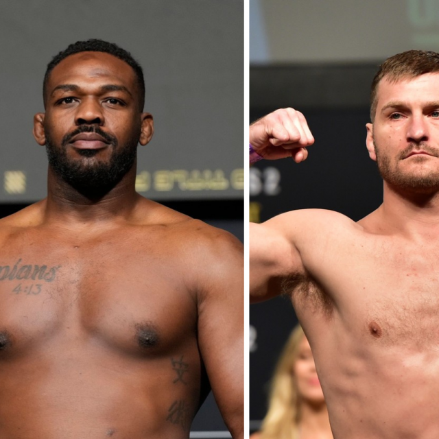 Jon Jones (lijevo) | Stipe Miočić (desno)