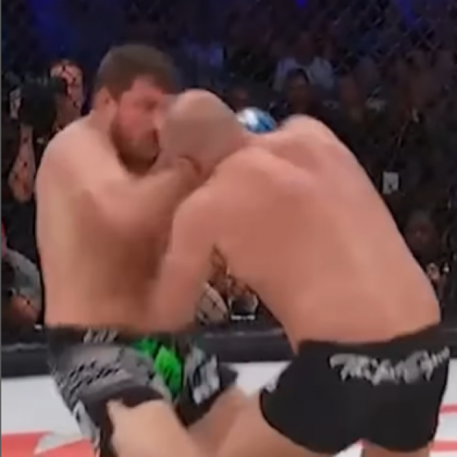 Matt Mitrione (lijevo) i Fedor Emelianenko (desno)