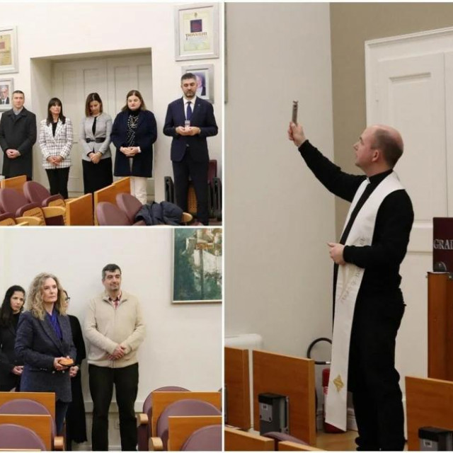 Blagoslov prostorija i djelatnika u Gradu Dubrovniku