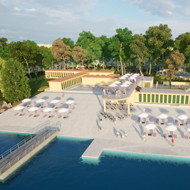 Projekcija budućeg kupališta