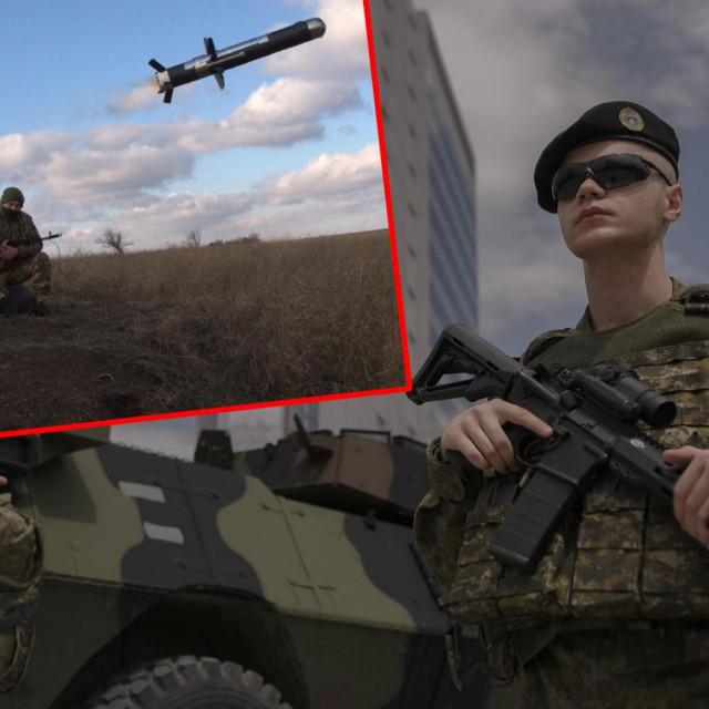 Američki Javelin i vojnici na Kosovu