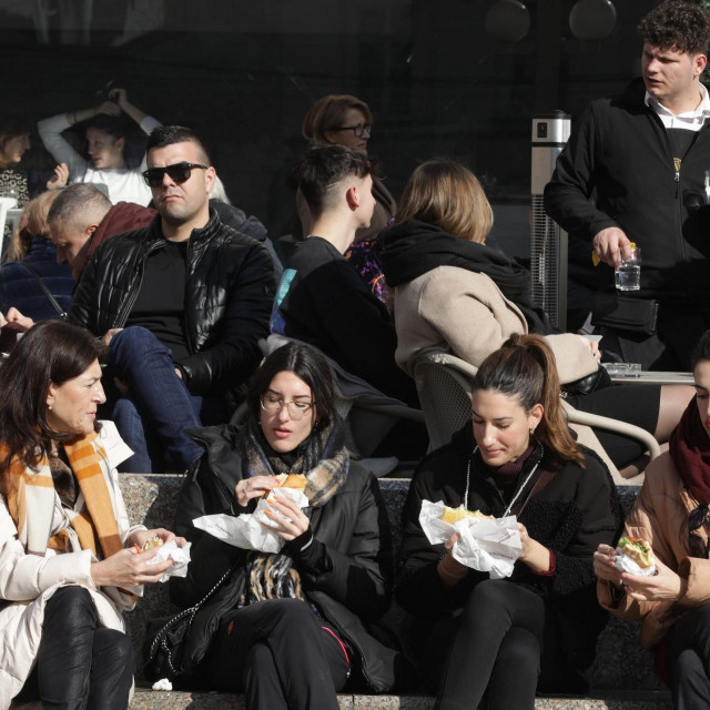 Sunčana nedjelja u Zagrebu