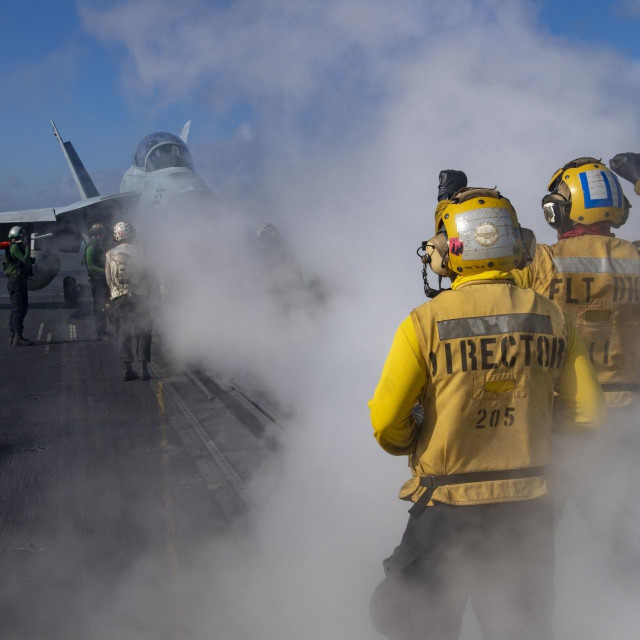 Ilustrativna fotografija, prizori s nosača aviona USS Nimitz